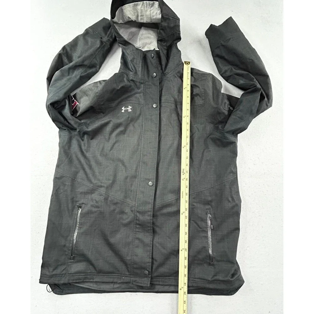Under Armour UA Storm Team Lacrosse Jacket Mens Black Pockets Waterproof XL